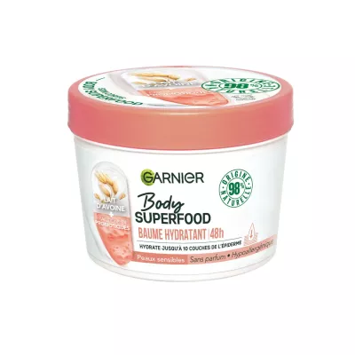Creme Corporal Leite de Aveia e Probióticos Body Super Food 380ml - GARNIER