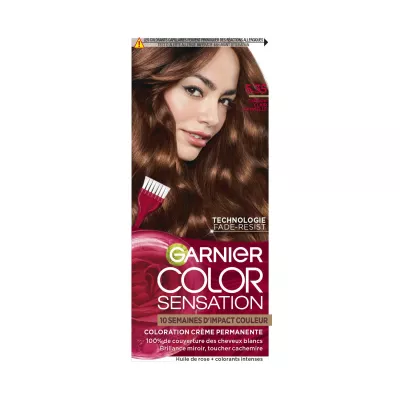 Coloration Cheveux Permanent Châtin Clair Cannelle - GARNIER