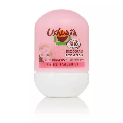 Deodorante donna roll-on 24h Hibiscus del Burkina Fafo BIO 50ml - USHUAIA