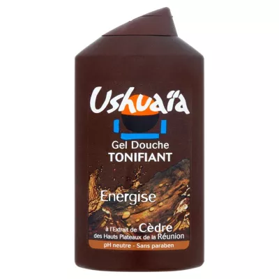 Toning shower gel cedar extract 250ml - USHUAIA