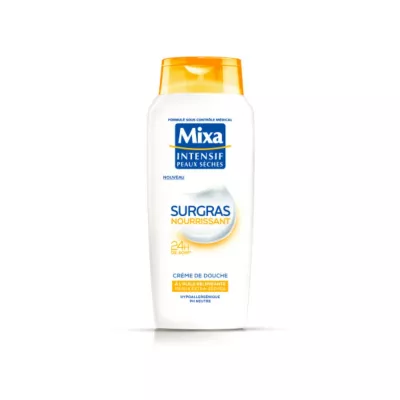 Crème de douche surgras nourrissant intensif peaux sèches 400ml - MIXA