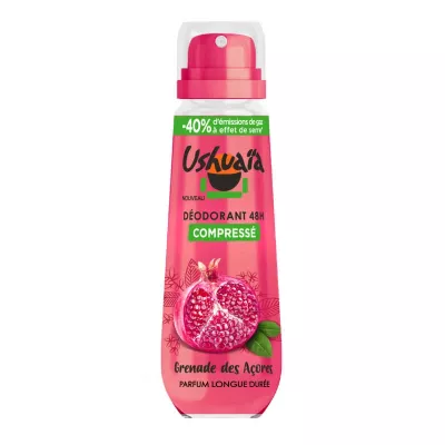 Déodorant 48H Grenade des Açores compressé 100ml- USHUAIA