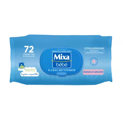 Mixa Bebe 72 Lingettes Deb