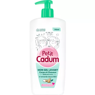 جل الاستحمام والشعر للأطفال سويت ألموند 750 مل - PETIT CADUM