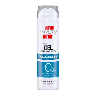 Ngozi ya ziada ya kunyoa ya gel hypoallergenic nyeti nyeti 200ml - MENNEN