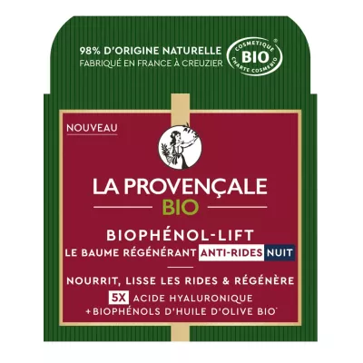 Crème Visage Jour Biophenol Lift Anti Rides 50ml - LA PROVENCALE BIO
