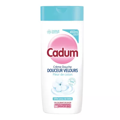 Gel Douche Velours Fleur de Coton 450ml - CADUM