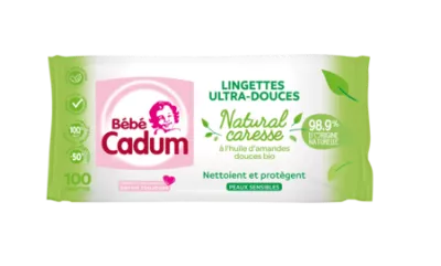 Cadum Bebe Lingettes Natuur Ms