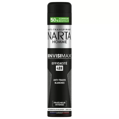 Invisimax Desodorante Masculino Anti-Marcas Brancas 48H 200ml - NARTA HOMME