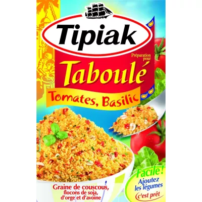 Préparation pour taboulé tomates & basilic 2x175g - TIPIAK