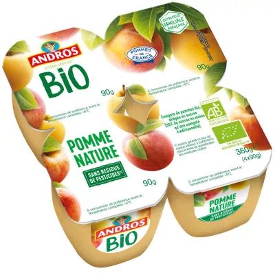 Andros Bio Pom Nature 4x90g