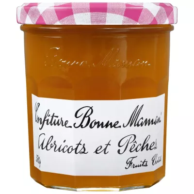 Aprikosen-Pfirsich-Marmelade 370g - Bonne Maman