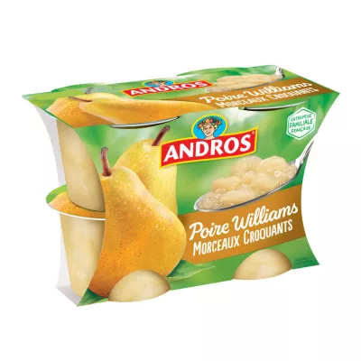 Andros Delice Piece Poire 4x