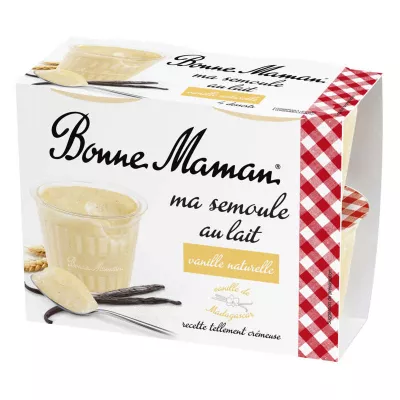 Bm Vanillegriesmeel 4x100g