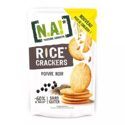Bolachas de Arroz com Pimenta Preta 85g - Na
