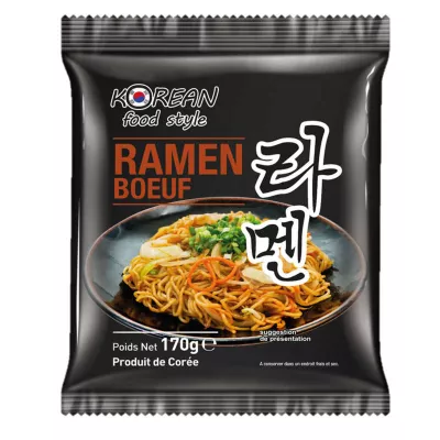 ラーメン ビーフバッグ NL/FR 170g - KOREAN FOOD STYLE