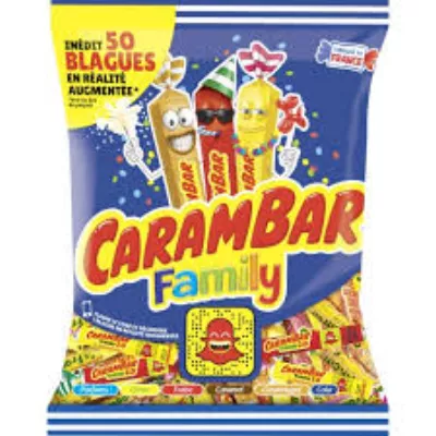 Bonbons Family parfums assortis 450g - CARAMBAR