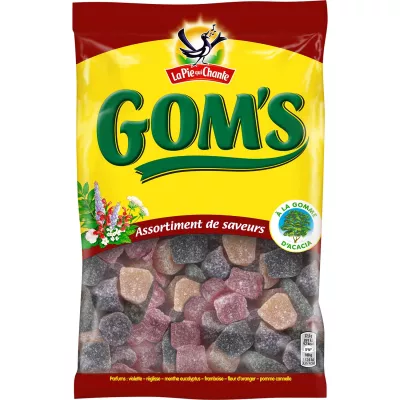 Bonbons Gom's Saveurs; 265g - LA PIE QUI CHANTE