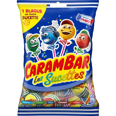 Carambar Sucettes Family; 156g - CARAMBAR