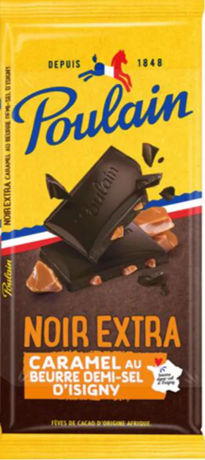 Poulain Noir Caramel 2x95g