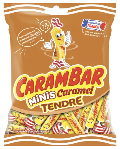 Carambar Karamel Mini Tender; 200g - CARAMBAR