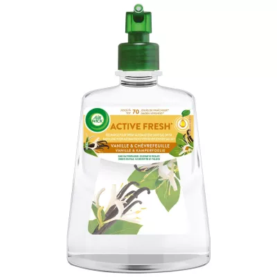 Recharge diffuseur spray automatique désodorisant sans gaz Vanille & Chèvrefeuille 228mL - AIRWICK