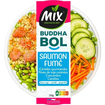 Salade De Céréales Saumon Fumé/crudités 310g - Mix
