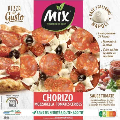 Pizza Chorizo Mix 380g