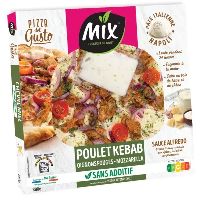 Pizza Poulet Kebab 380g - Mix Buffet