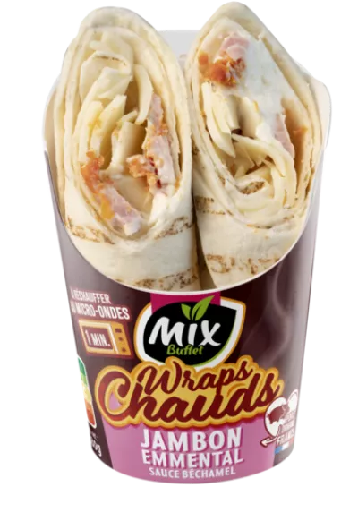 Emmentaler Ham Hot Wrap Mix 1 - MIX BUFFET