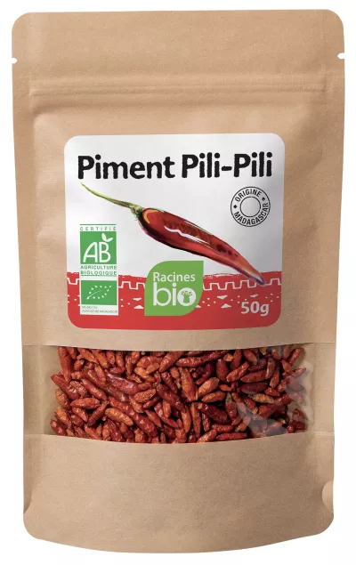 Piment Pili Pili Rouge 20 X 50 G - RACINES BIO