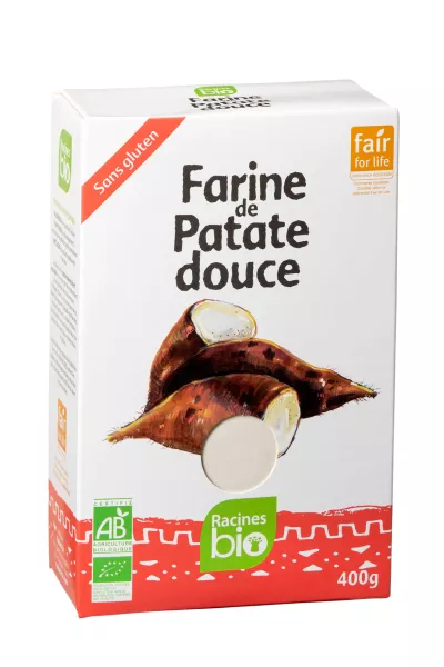 Farinha de Batata Doce (20 X 400 G) - Racines Bio