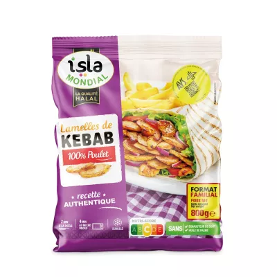 Tiras de kebab 800G