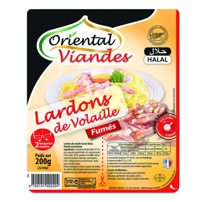 Lardons Volaille Fumes 2x100g