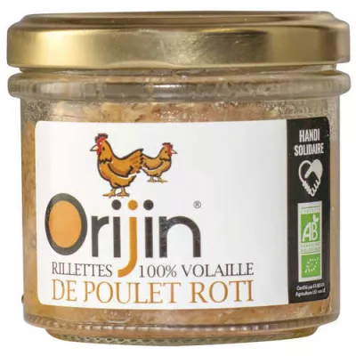 Rillettes Plt Roti Bio 90 G