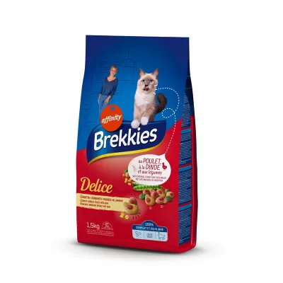 EXCEL 1.5kg Chicken Quail Vegetable Cat Food - BREKKIES