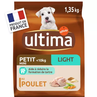 Alimento Mini Light para Perros Adultos Con Pollo 1,35kg - Ultima