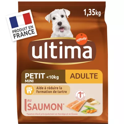 Mini Adult Hondenvoer Met Zalm 1,35kg - Ultima
