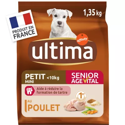 Mini Senior Dog Food With Chicken 1.35kg - Ultima