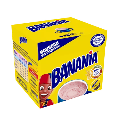 Chocolat chaud x16 capsules 256g - BANANIA