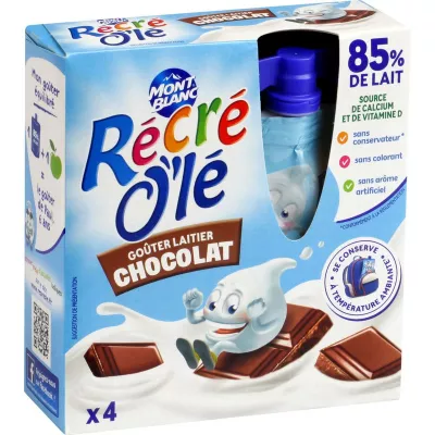 Schokoladen-Milchsnacks in einer Flasche, 4x85g - MONT BLANC