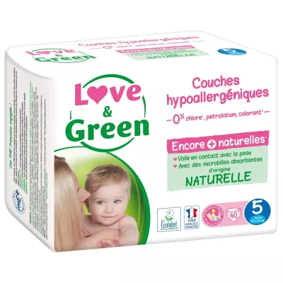 X40 Couche Jumbo T5 Love Green