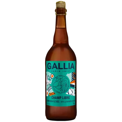 Cerveza Rubia Sin Filtrar Champ Libre, 5,8°, 75cl - GALLIA