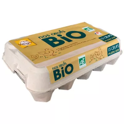 Oeuf Bio X15 - UFS DE NOS VILLAGES