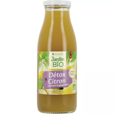 Boisson détox citron BIO 50cl - JARDIN BIO