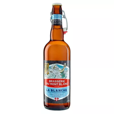 Artisanal White Beer, 75cl - BRASSERIE DU MONT BLANC