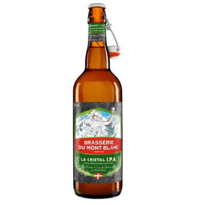 La Cristal IPA Blonde Beer, 4.7°, 75cl - BRASSERIE DU MONT BLANC