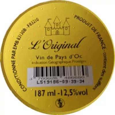 Vdp Oc Vin Au Verre Bl 18,7cl