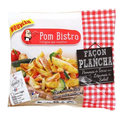 Pommes de terres aux légumes façon plancha 450g - POM BISTRO