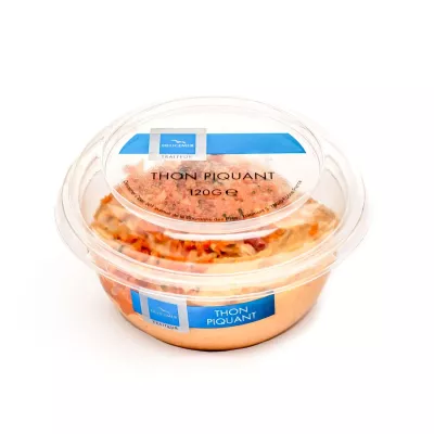 Tonijnpasta, Pittig 120g - Delicemer
